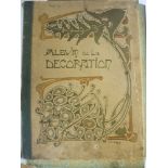 'Album de la Decoration' (Vol III) comprising a complete set of late 19thC/early 20thC French