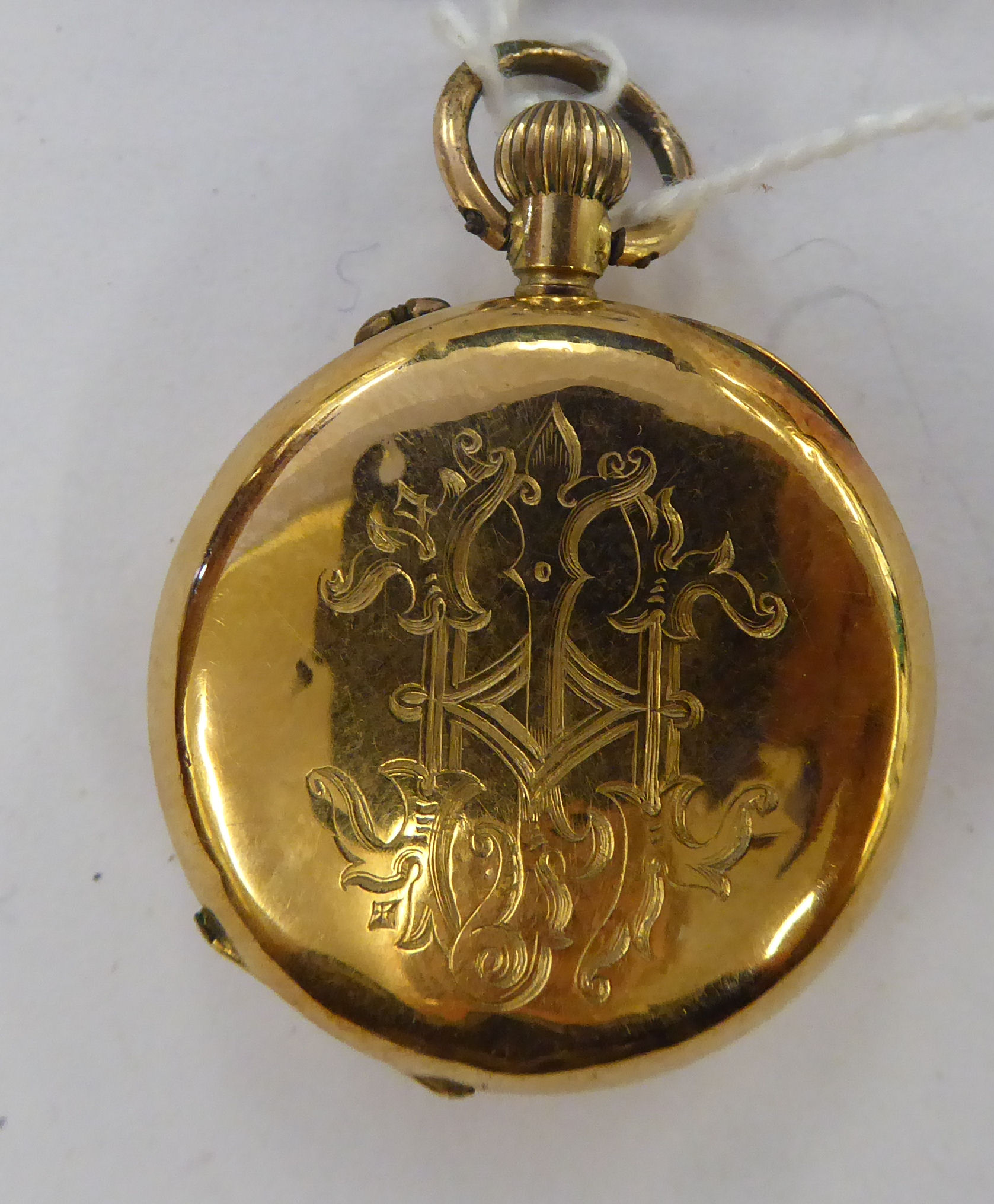 A Shepherd & Company 15ct gold cased pocket watch, - Image 2 of 3