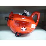 A Carlton Ware china 'Red Baron' novelty teapot OS1