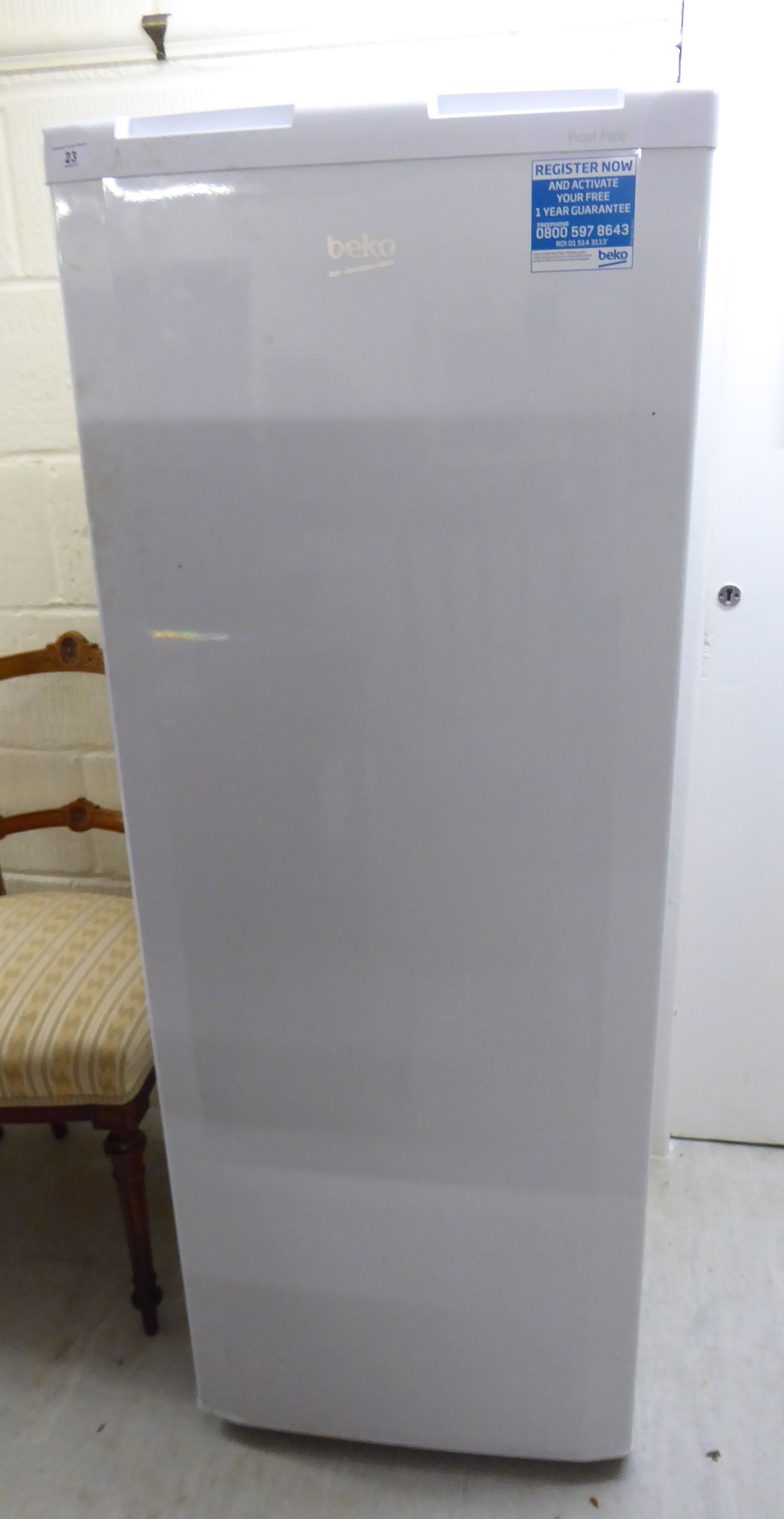 A Beko A+ class freezer 58''h 21''w BSR