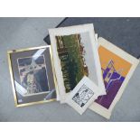 Engraving and prints: to include signed examples by John Stops, Mendive,