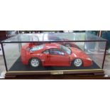 An Italian made diecast model, 1987 Ferrari F40,