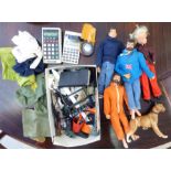 Juvenilia and collectables: to include three Action Man dolls CA