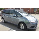 A Citroen C4 Picasso 7 Excl HDI MPV 1560cc automatic, registration no.