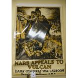 Frank Brangwyn - 'Mass Appeals to Vulcan' a Daily Chronicle war cartoon poster,