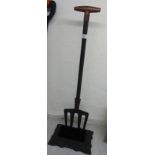 A modern cast iron boot scraper,