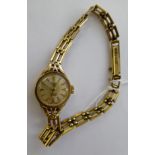 A lady's 9ct gold cased Rotary wristwatch,