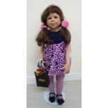 A Monika Levenig celluloid doll Limited Edition 109/500 31''h BSR
