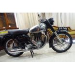 A 1957 Norton model 50 motorcycle reg. no.