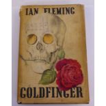 Book: 'Goldfinger' by Ian Flemming, First Edition with a dust jacket,
