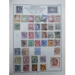 An uncollated album collection of postage stamps: to include late 19th & early 20thC British and