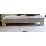 A composition stone display plinth,