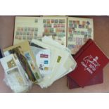 Uncollated used postage stamps: to include Irish,