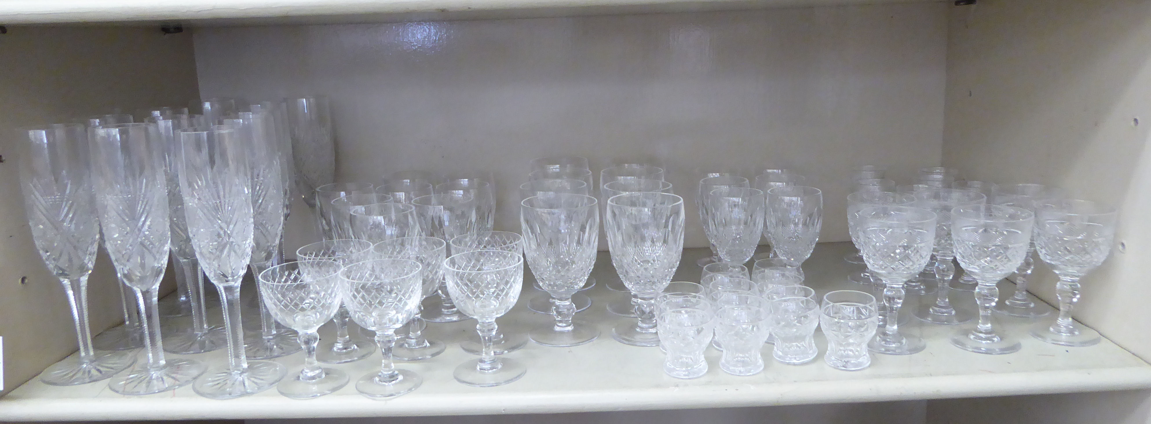 Drinking glasses: to include Champagne,