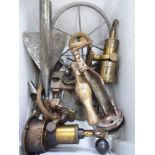 Early 20thC and later marine related equipment and accessories: to include a Walkers Cherub brass