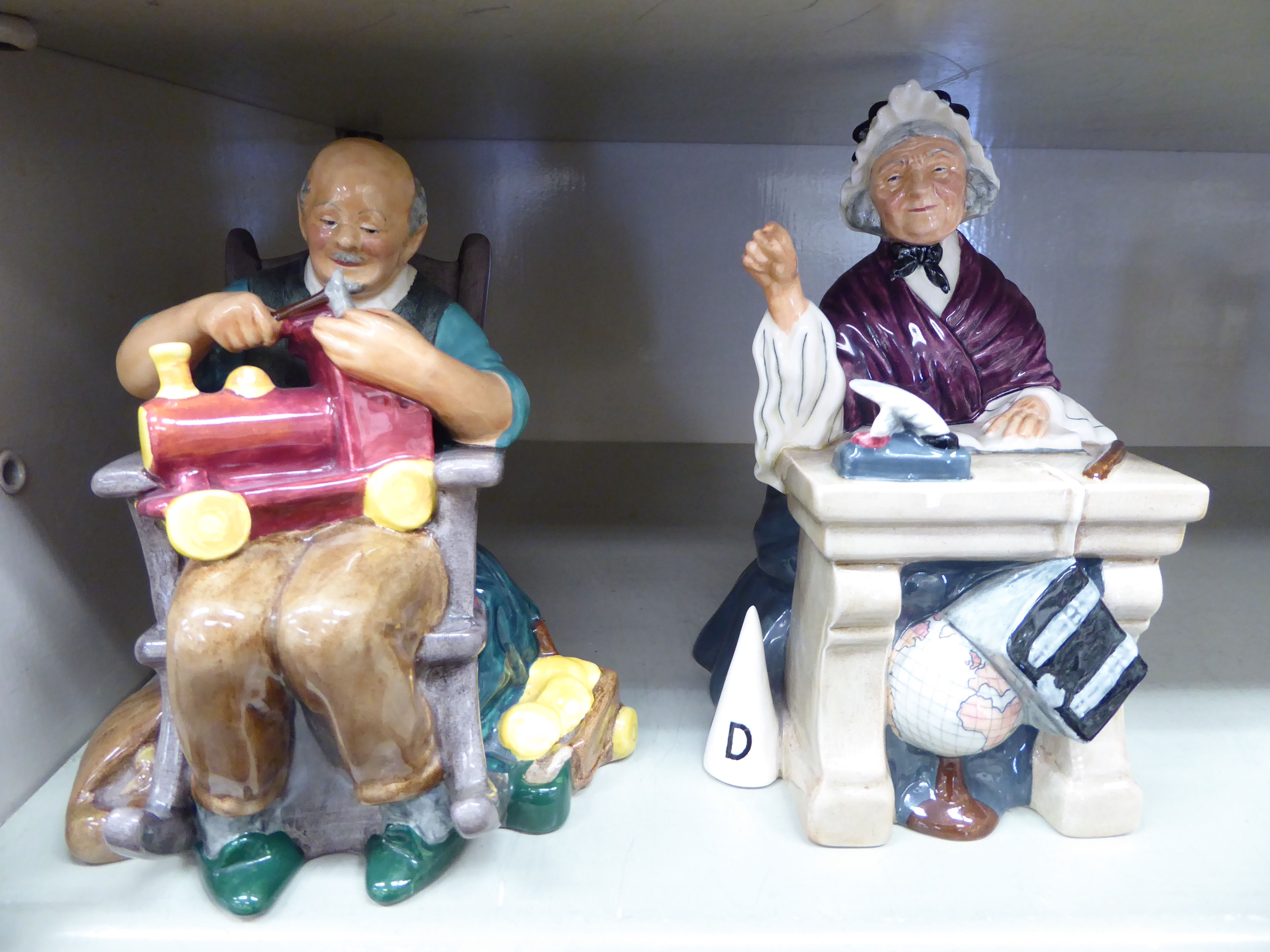 Two Royal Doulton china figures, viz.