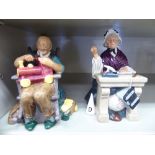 Two Royal Doulton china figures, viz.