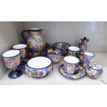 A set of Cypriot pottery breakfast ware,