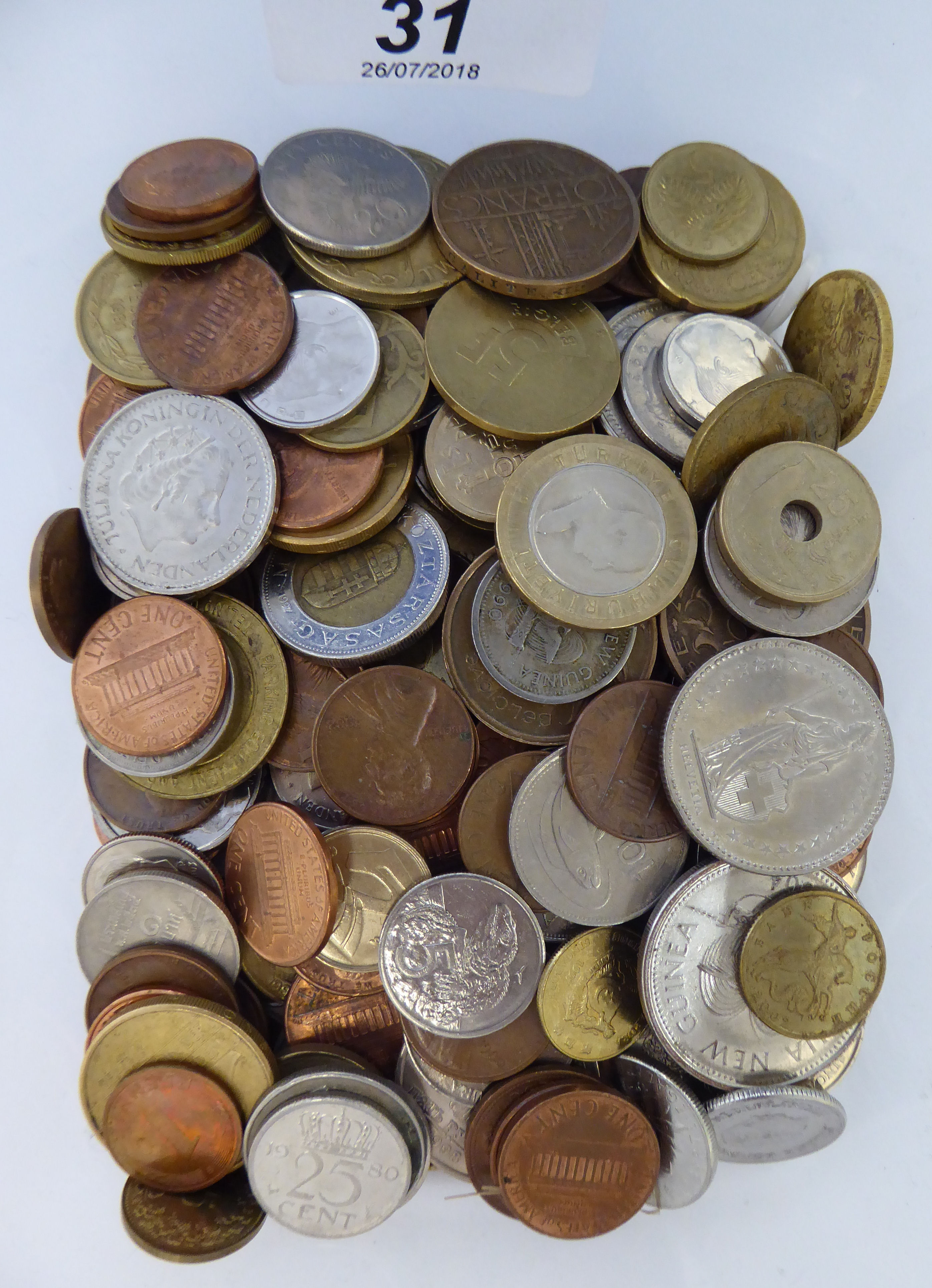 Uncollated world coins: to include Maltese,