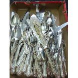 A silver plated Kings pattern canteen of cutlery and flatware F