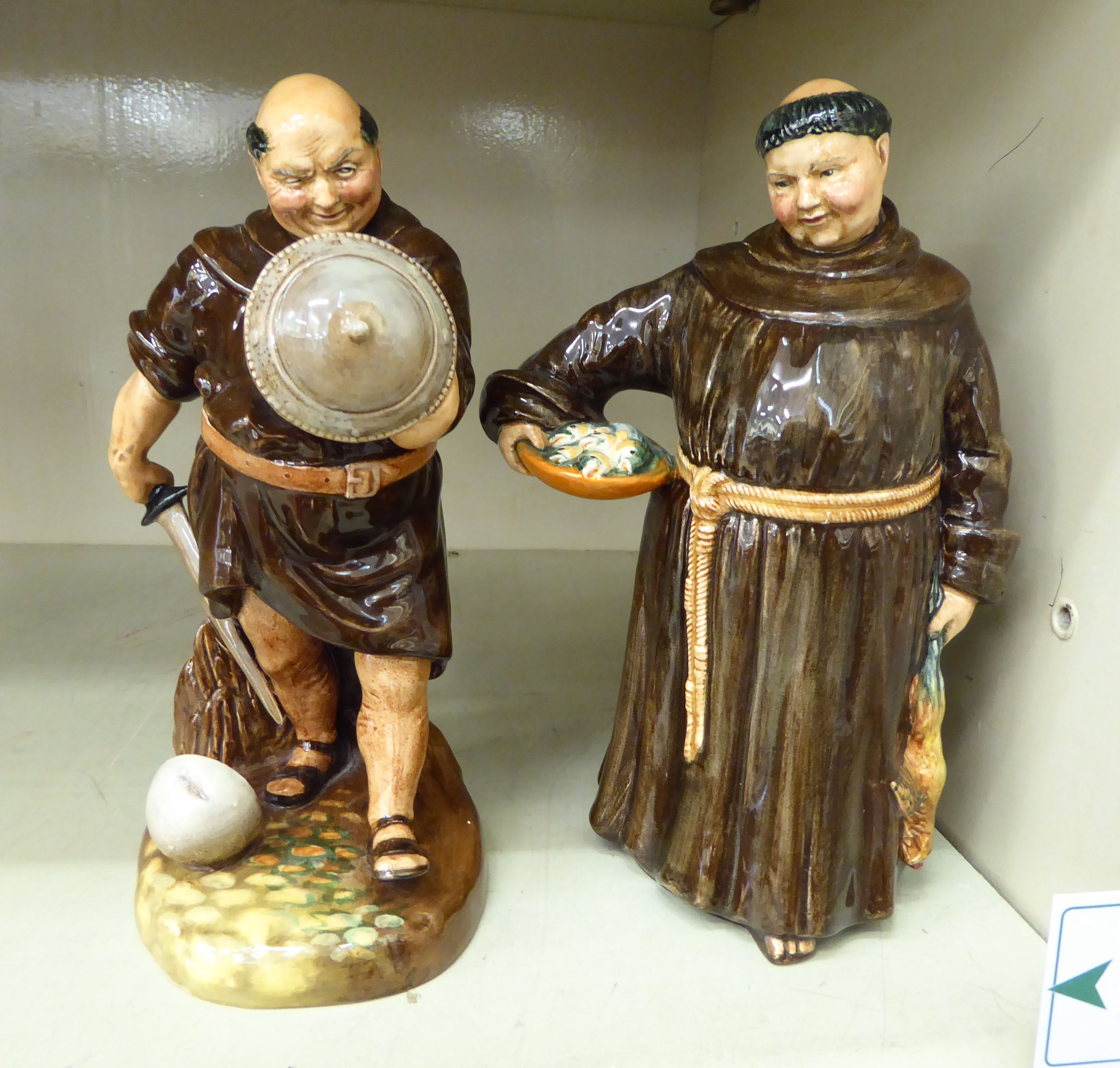 Two Royal Doulton china figures, viz.