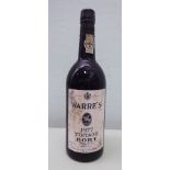 A bottle of Warre's 1977 Vintage Port