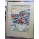 Rowley Smart - 'Anemones' watercolour bears a signature 19.