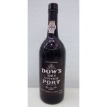 A bottle of Dow's 1985 Vintage Port