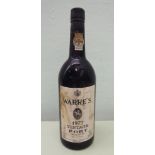 A bottle of Warre's 1977 Vintage Port