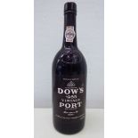 A bottle of Dow's 1985 Vintage Port
