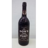 A bottle of Dow's 1985 Vintage Port