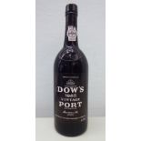 A bottle of Dow's 1985 Vintage Port