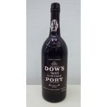 A bottle of Dow's 1985 Vintage Port