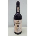 A bottle of Warre's 1977 Vintage Port