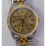 A Rolex Oyster Perpetual Datejust Superlative Chronometer,