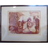 Charles Conder - 'A Pastoral Fantasy' Limited Edition 40/50 lithograph bears a pencil signature