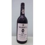 A bottle of Warre's 1983 Vintage Port