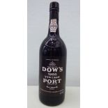 A bottle of Dow's 1985 Vintage Port