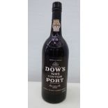 A bottle of Dow's 1985 Vintage Port