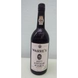 A bottle of Warre's 1977 Vintage Port