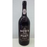 A bottle of Dow's 1985 Vintage Port