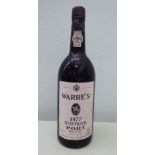 A bottle of Warre's 1977 Vintage Port