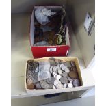 Uncollated coins: to include Victorian copper pennies OS10