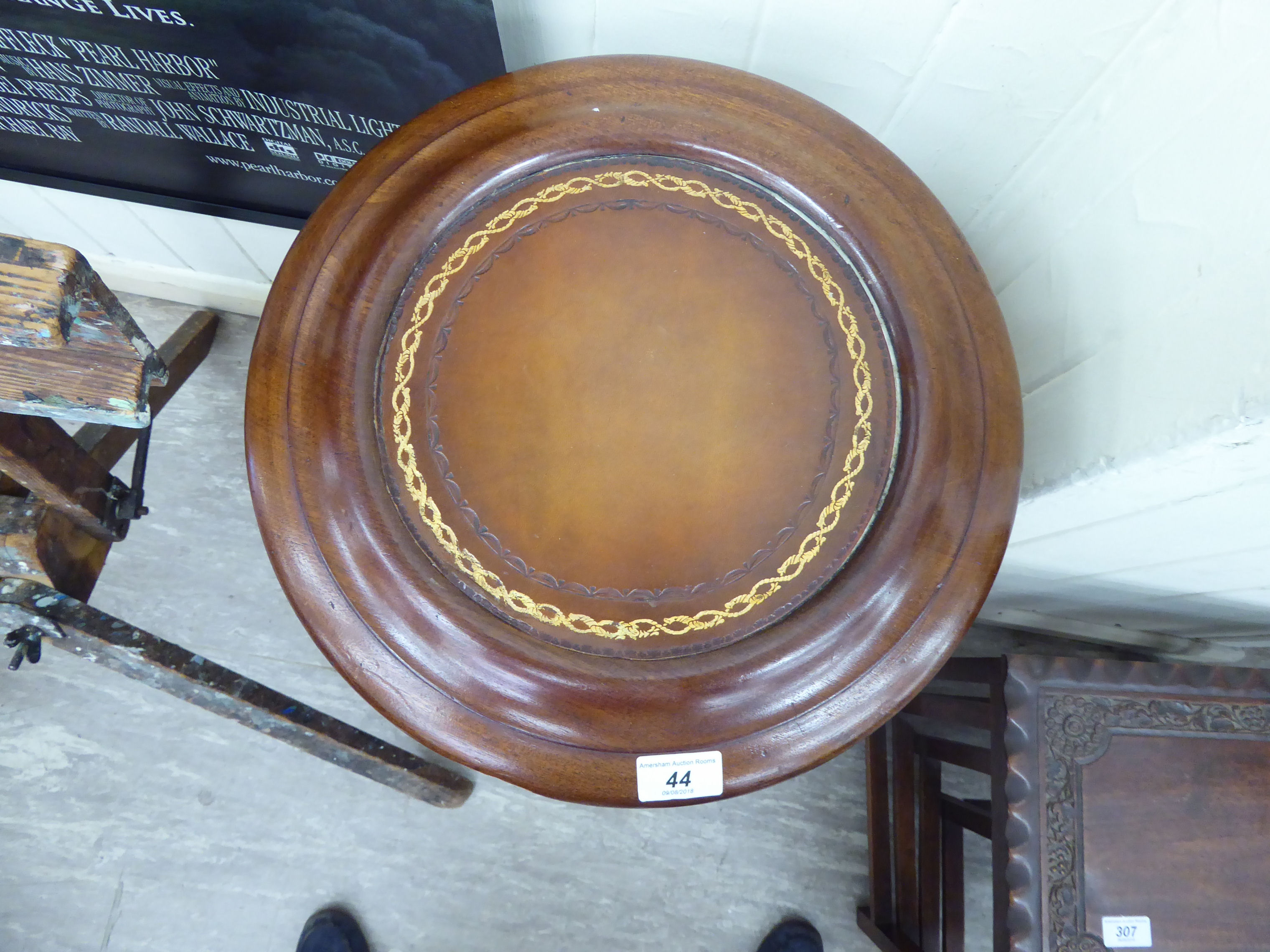 A late Victorian mahogany fluted cylindrical pot cupboard, - Image 3 of 3