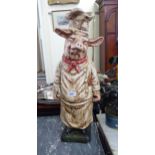 A painted plaster model,