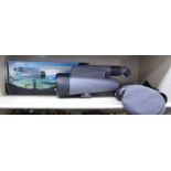 A Yukon Variable Power Spotting Scope 100x with 360 degree rotation,