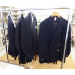 Four gentlemens suits: to include an Owen Uniforms Naval Officer's mess dress;