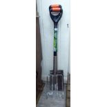 A Green Blade stainless steel garden fork and spade BS