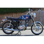 A (2001) BSA Gold SR500 motorcycle, a classically inspired machine,