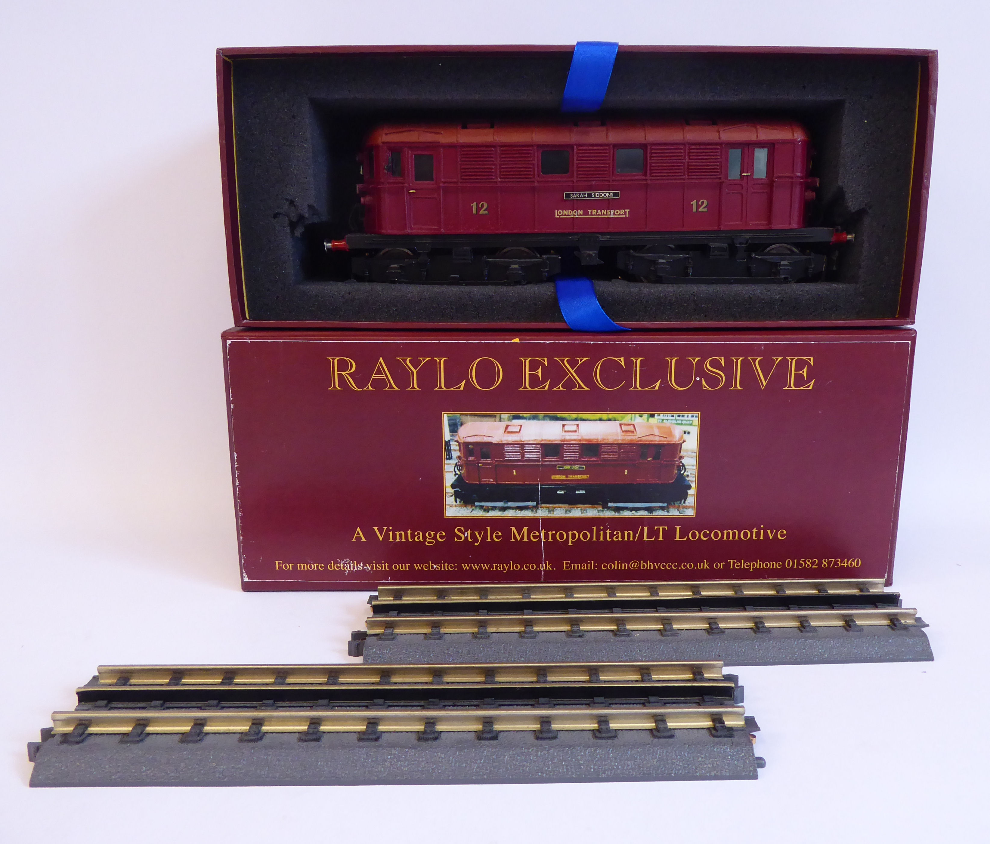 A Raylo Exclusive Vintage Style Metropolitan/LT model locomotive,